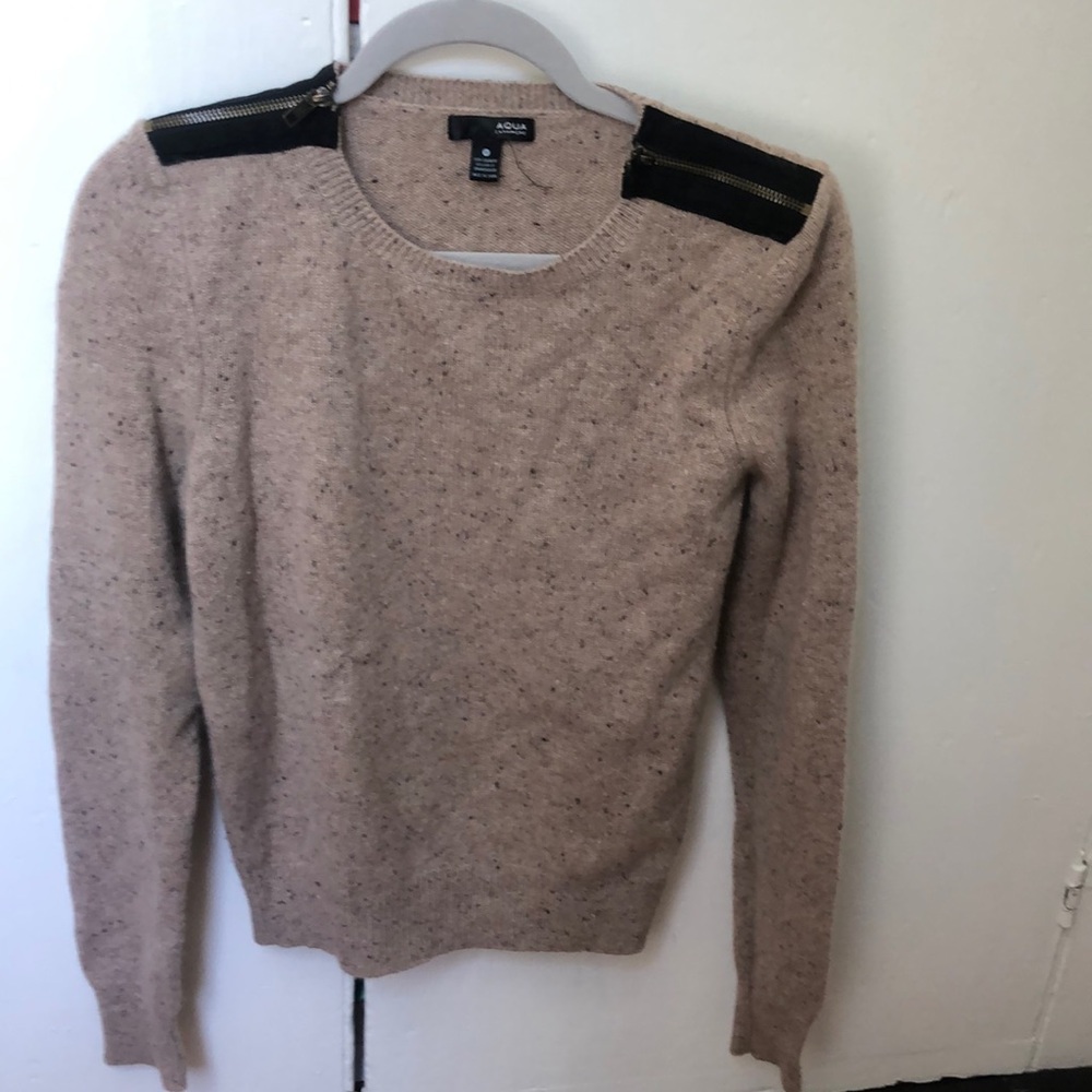 Aqua Cashmere Sweater
